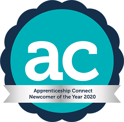 Apprenticeship Connect newcomer of the year badge